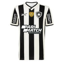 Camisa Botafogo Home 24/25 - Preta e Branca - C/ Patrocínio