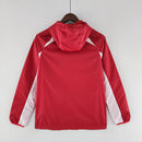 Corta-vento Internacional 22/23 Adidas - Vermelho e Branco
